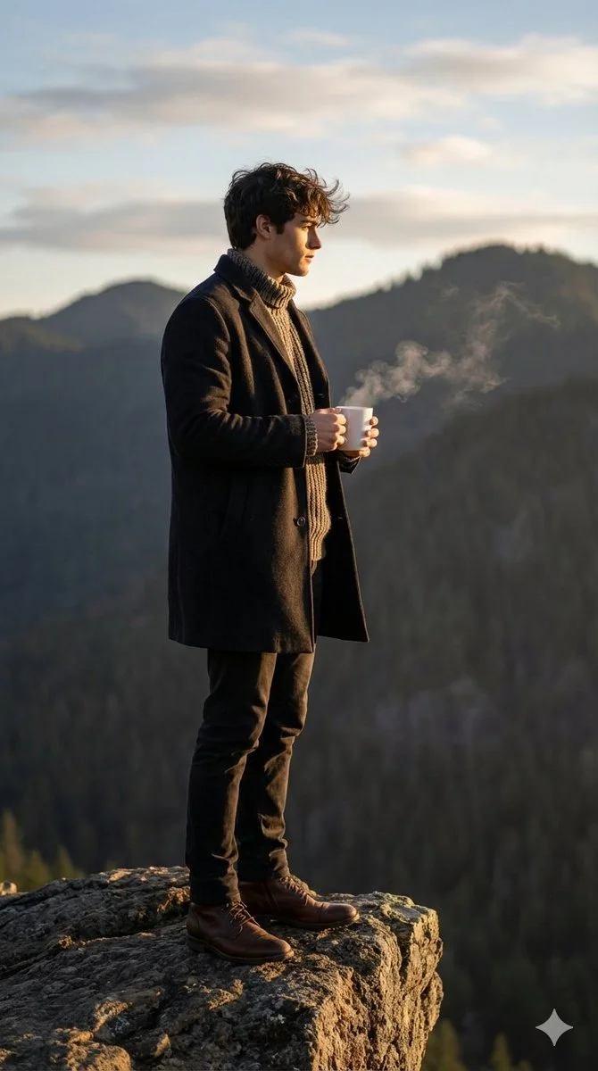 Serenity at the Cliff's Edge