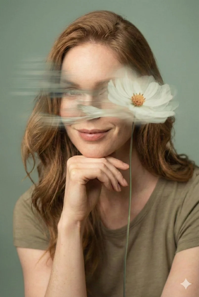 Serenity in Bloom: A Dreamy Fine-Art Portrait