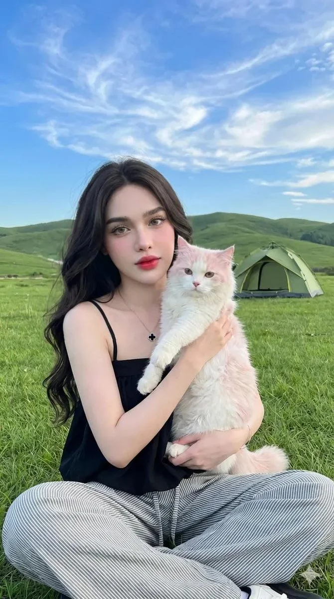 Serenity in Nature: A Radiant Portrait