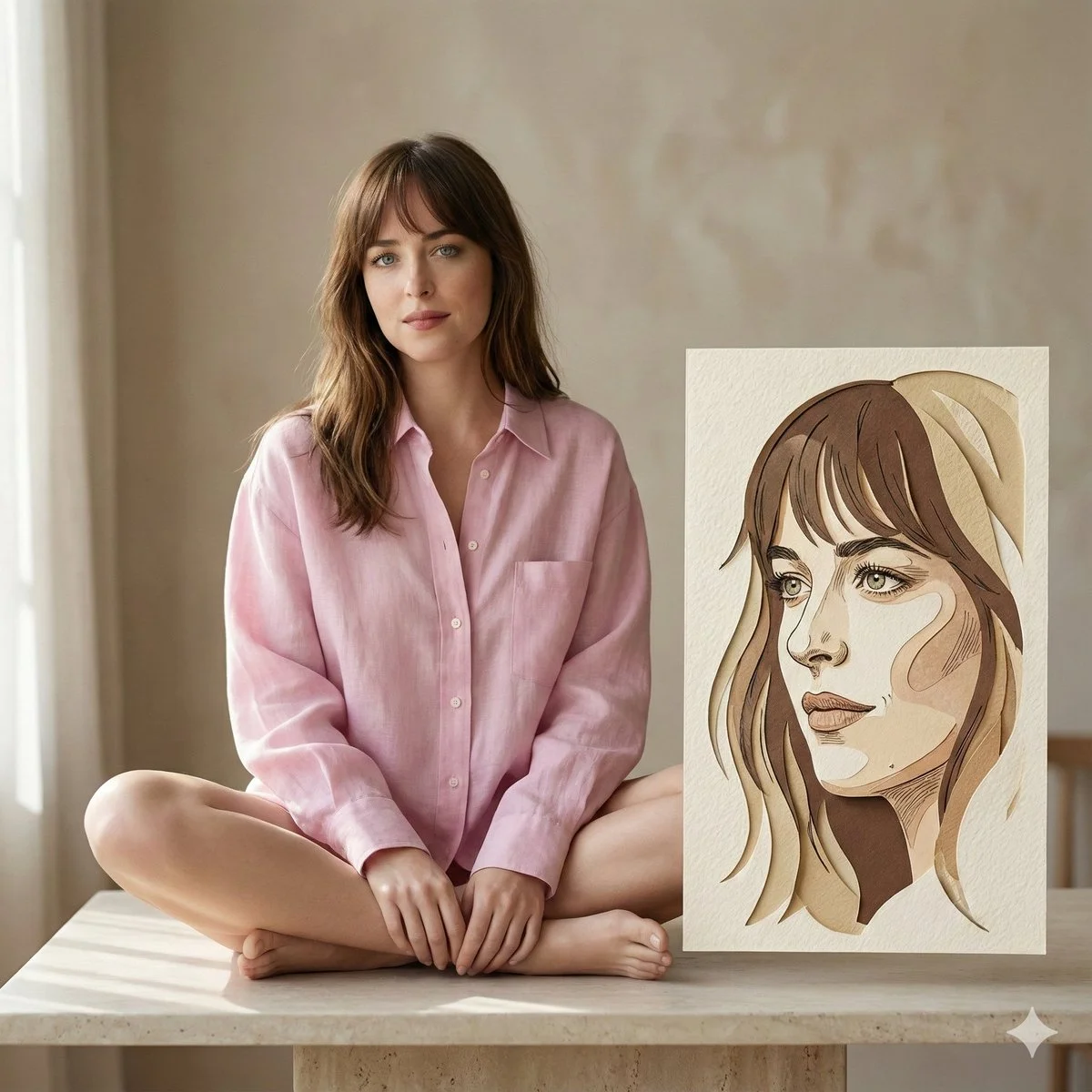 Serenity in Pastels: A Portrait of Calm