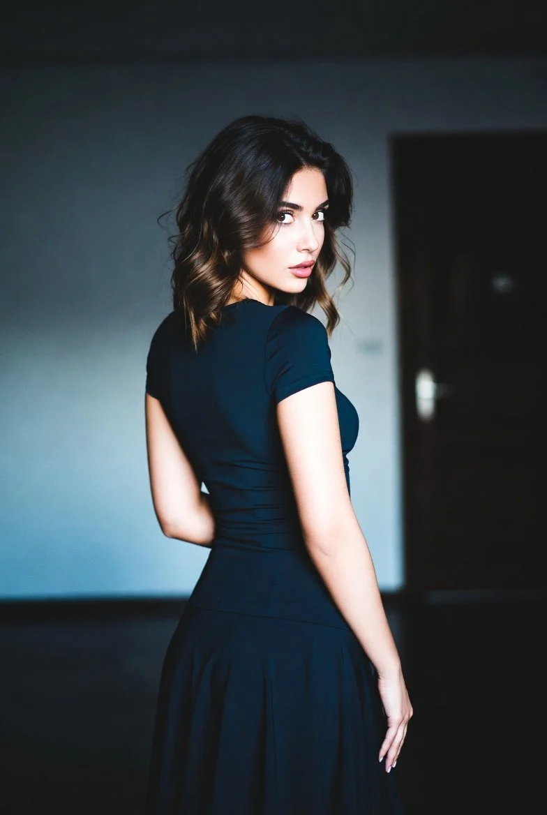 Serenity in Shadows: A Captivating Portrait