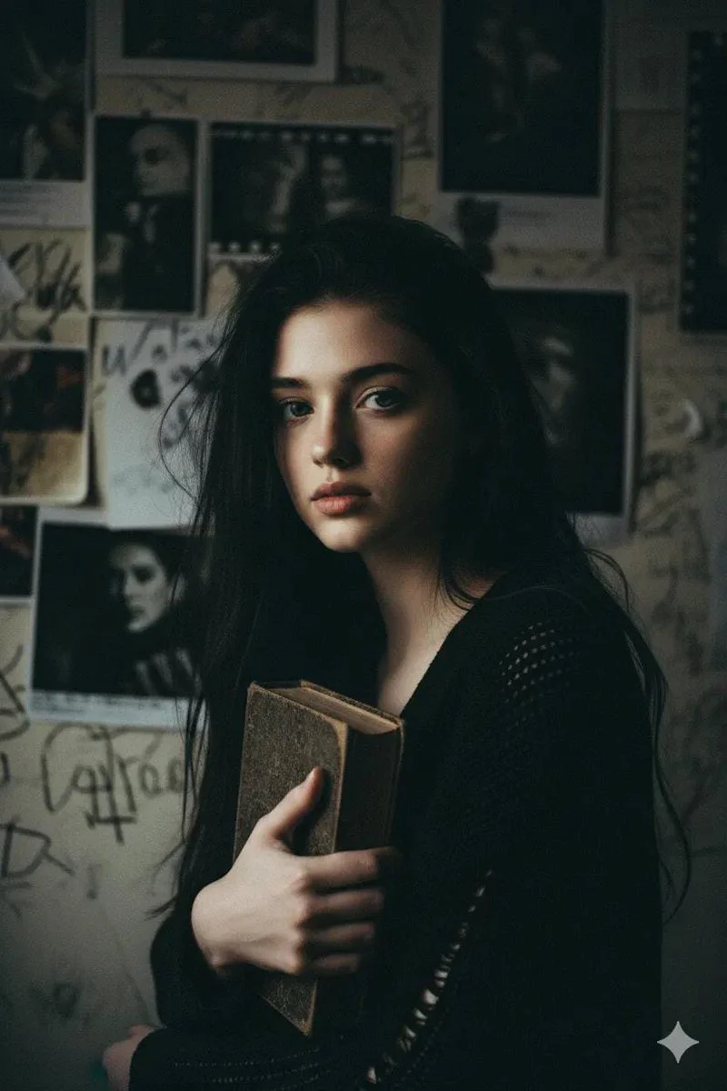 Shadows and Silhouettes: A Gritty Portrait in Dim Light