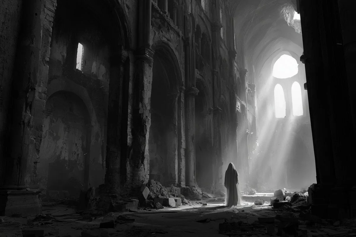 Shadows of Intrigue: A Grayscale Noir
