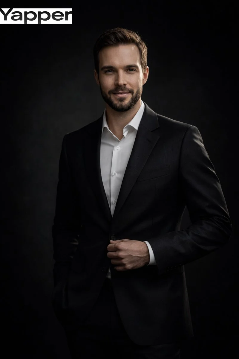 Sharp Elegance: The Confident Executive Portrait