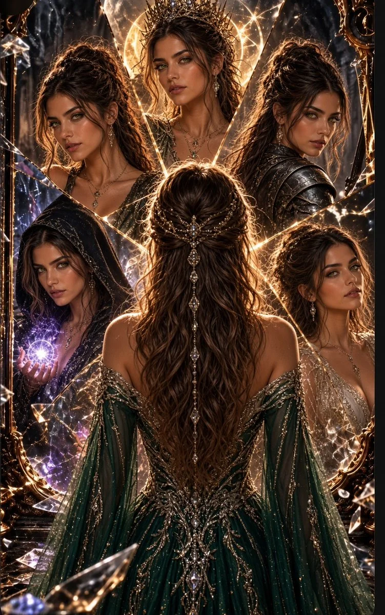 Shattered Mirror Reveals Four Heroic Personas of One Woman