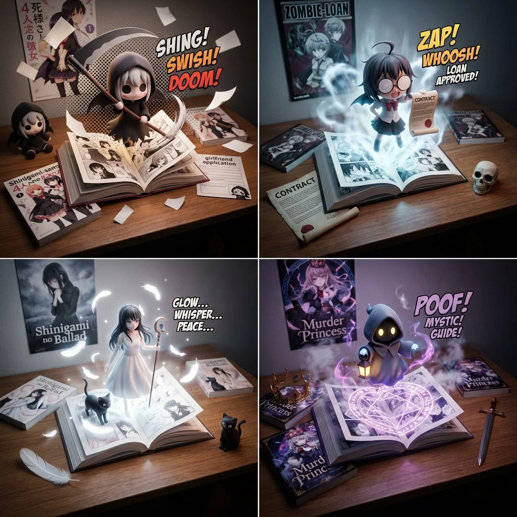 Shinigami Heroes Burst from the Page