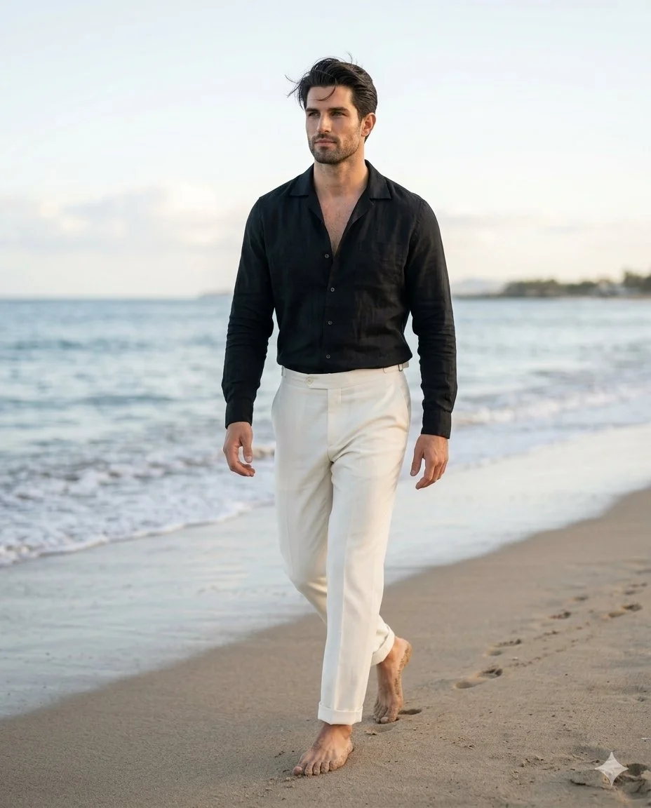 Shoreline Stroll in Photorealistic Detail