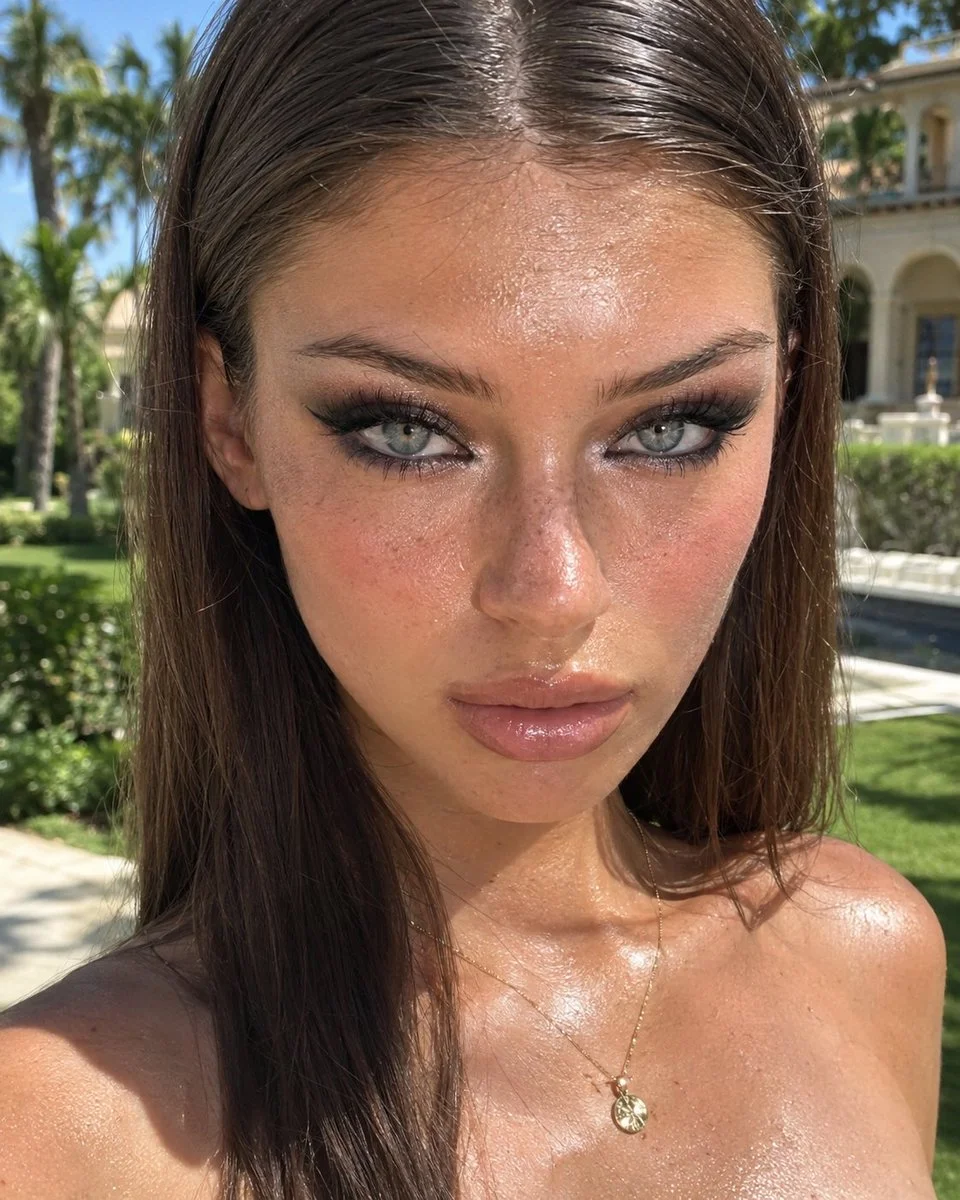 Siren Eyes and Sunlight Define This Summer Beauty Portrait