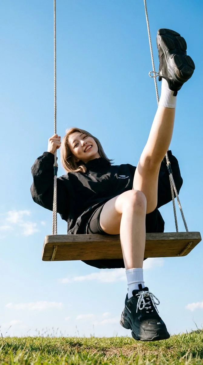 Skyward Kicks: Embracing the Vibe