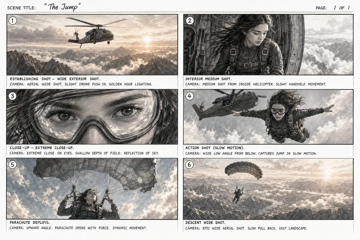 Skyward Leap: A Soldier's Resolve