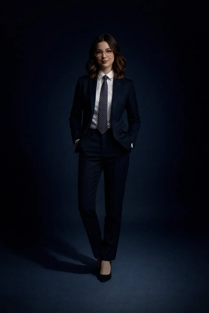 Sleek Business Elegance in Cinematic Style