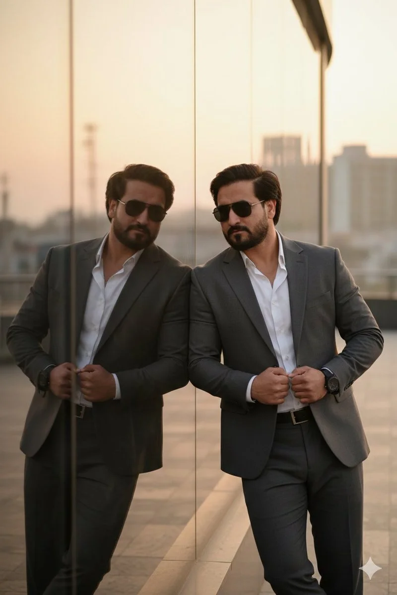 Sleek Elegance: A Portrait of Strength