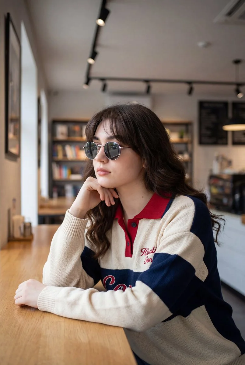 Sleek Serenity: A Portrait in Modern Minimalism