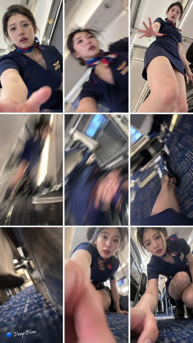 Smartphone Plummets in Nine-Panel Chaos as Wide-Angle Lens Spins Wildly