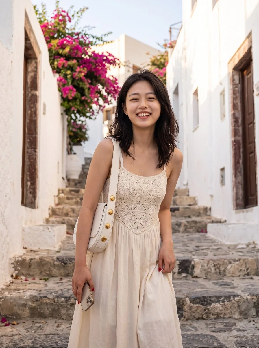 Smiling Through Cobblestone Pain in Impractical Shoes for Aesthetic