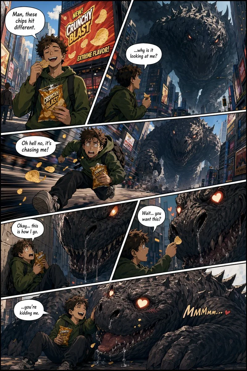 Snack Time Saga: A Comic Adventure