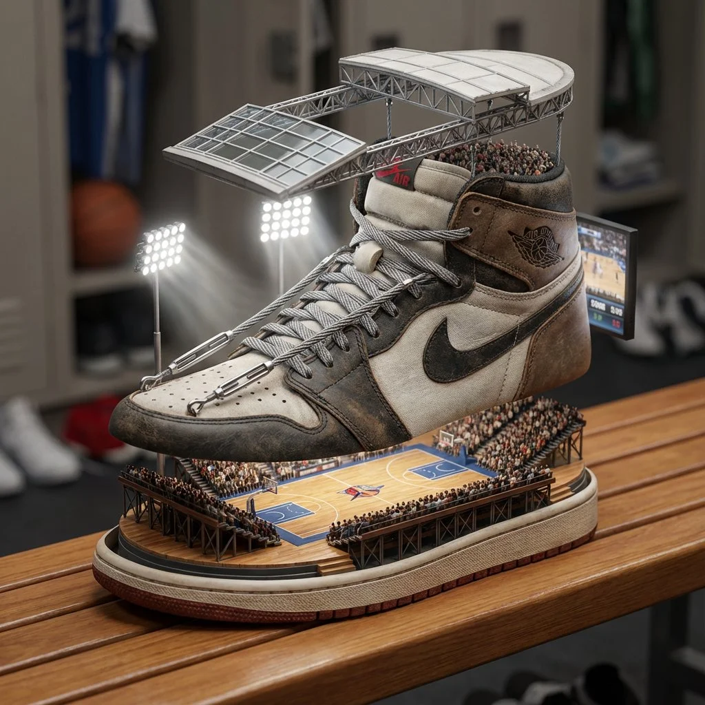 Sneaker Stadium: Where Footwear Meets Arena Architecture