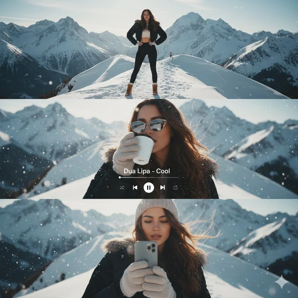 Snowy Peaks, Bold Chic: Own the Winter Vibe