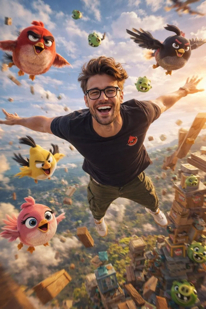 Soaring Amidst Angry Birds Chaos
