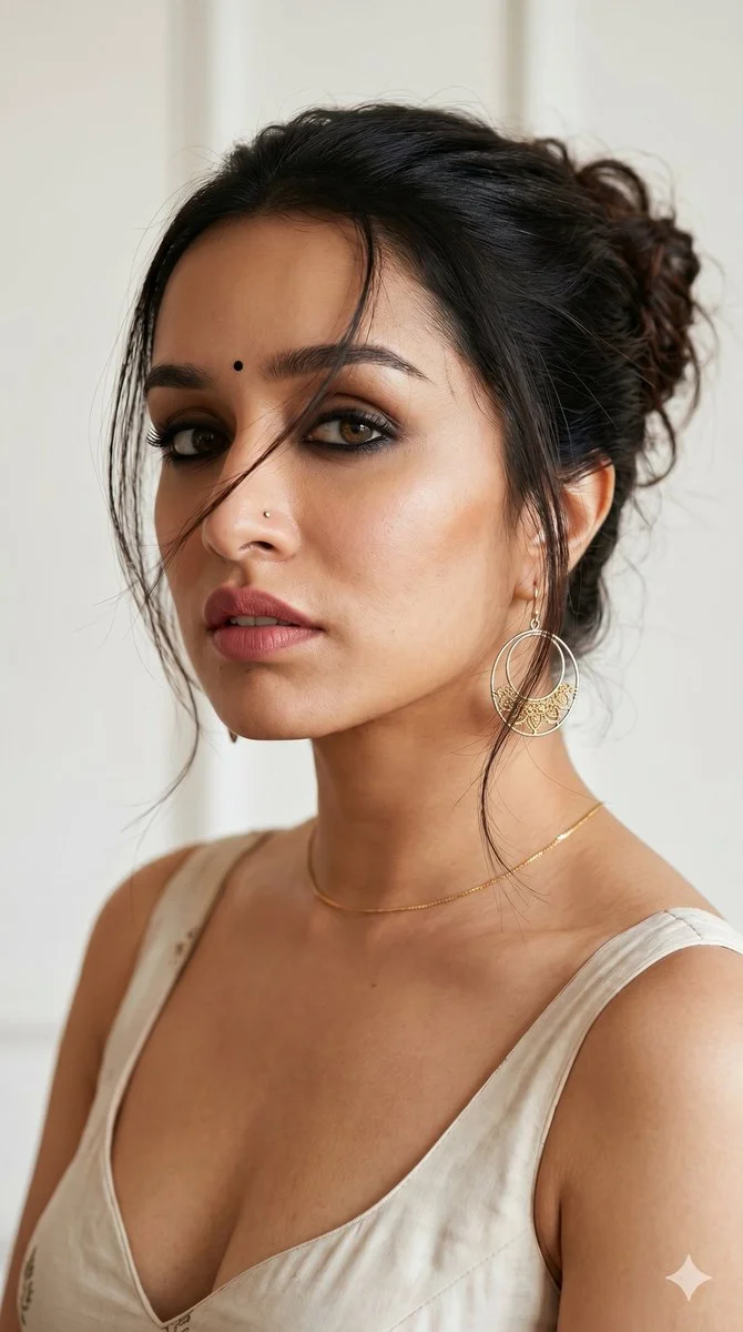 Soft Elegance: A Modern Indian Portrait