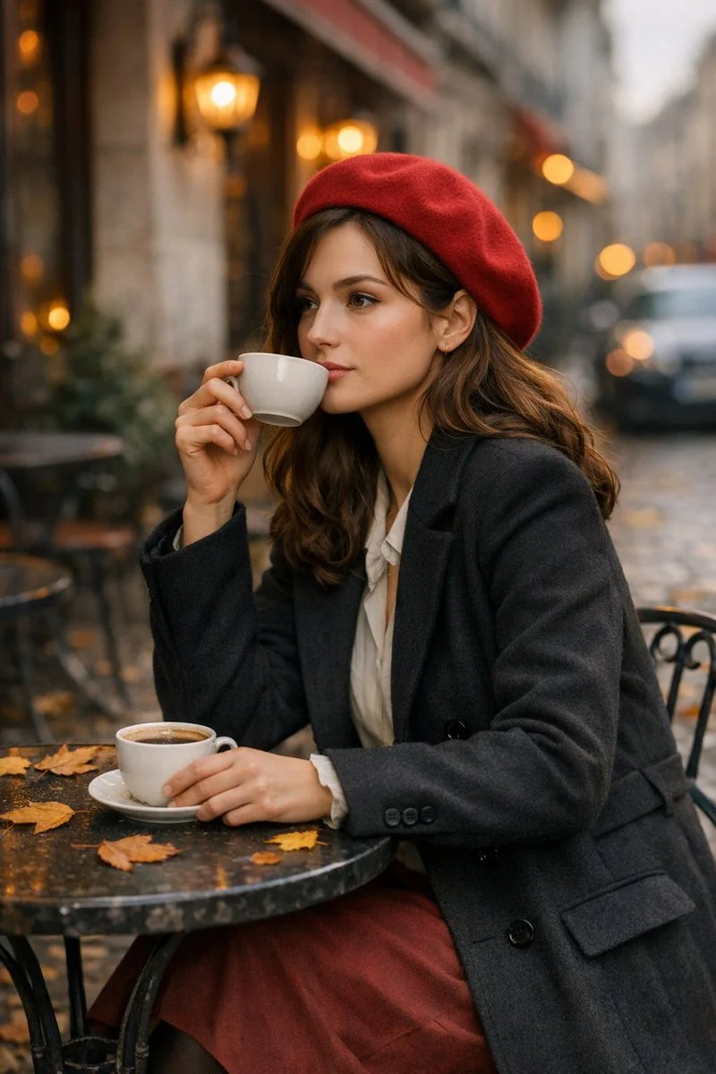 Solitude and Connection in Cinematic Coffee Moments