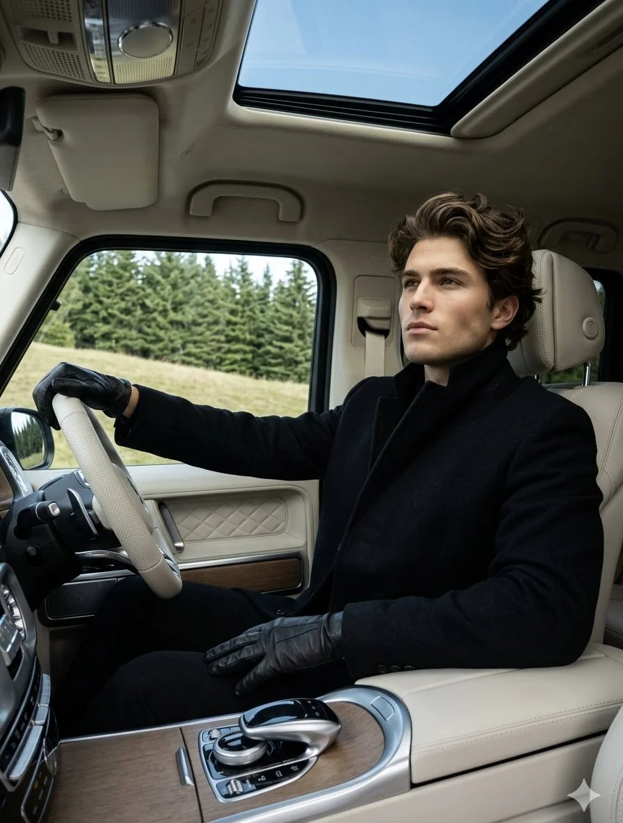 Sophisticated Drive Through Lush Landscapes