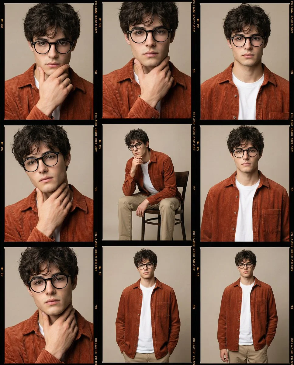 Sophisticated Portraits in Earthy Hues