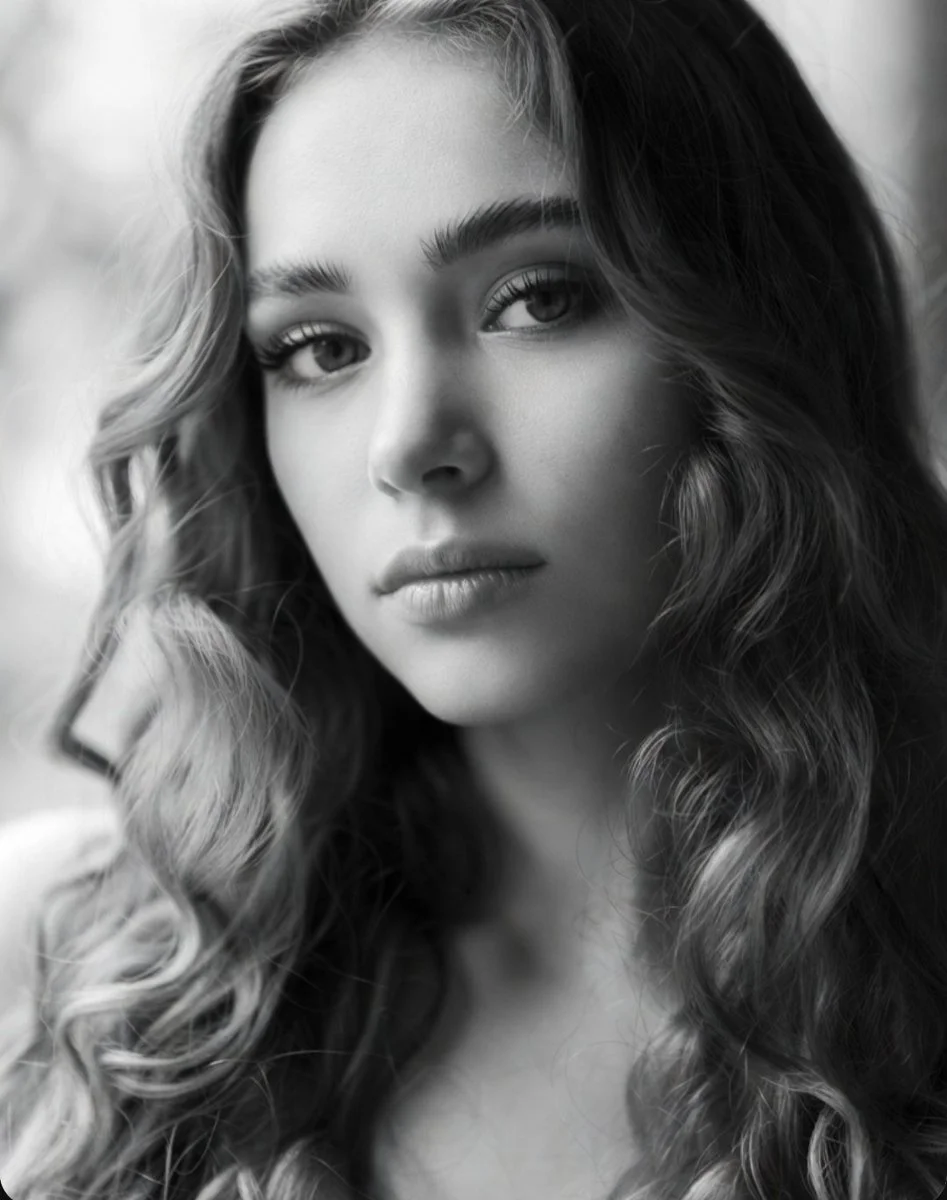 Soulful Gaze Amid Soft Shadows