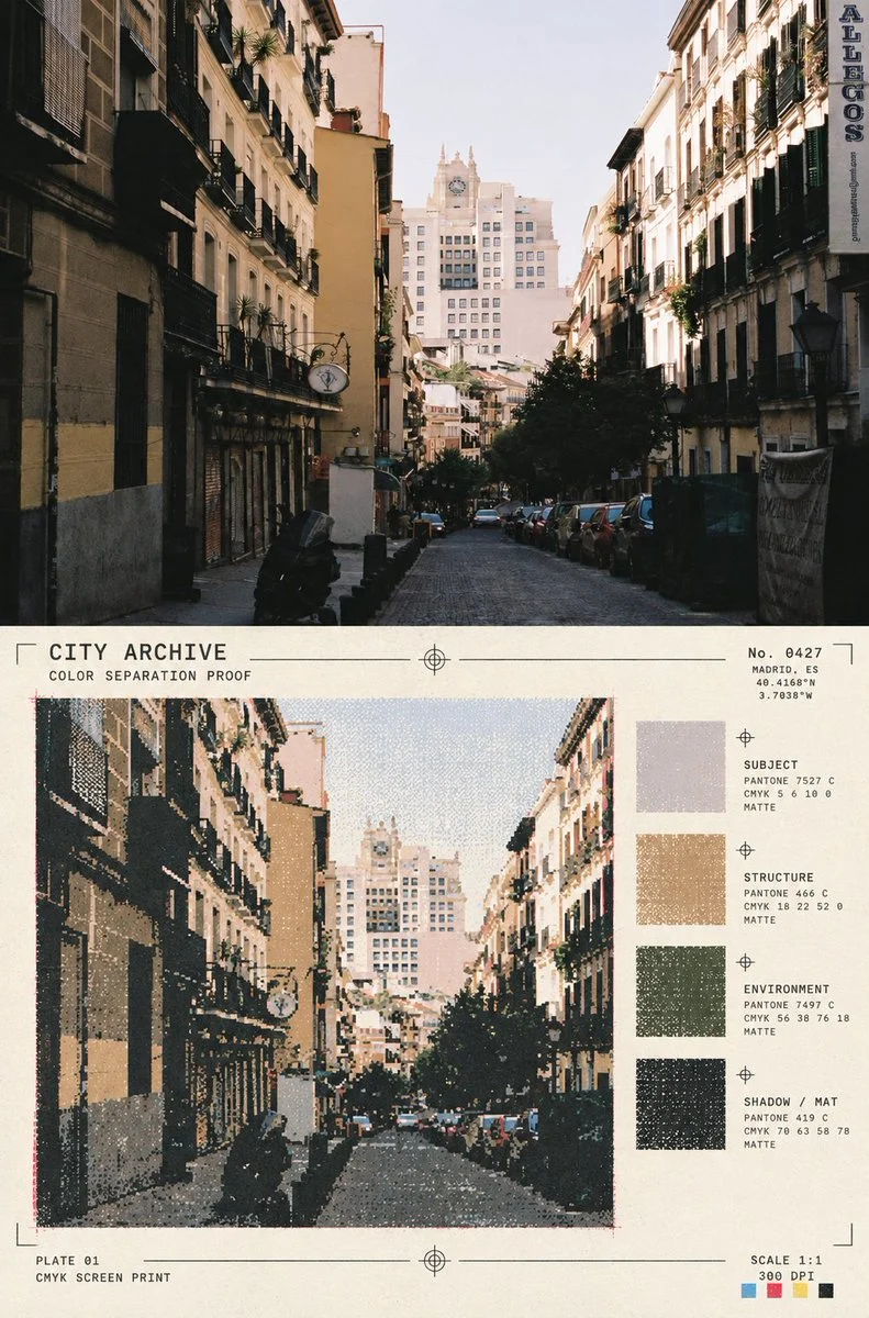 Split photographic reality with pixel index layers below