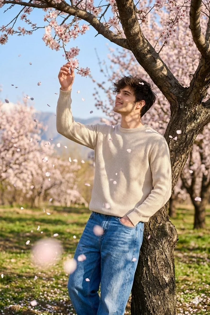 Spring Serenity: A Cinematic Portrait in Kashmir