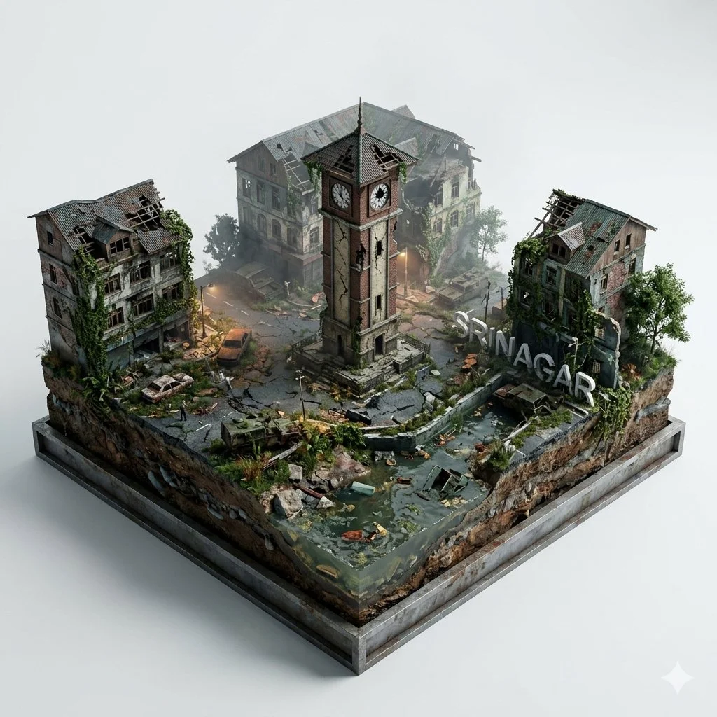 Srinagar Reclaimed: Post-Apocalyptic Diorama
