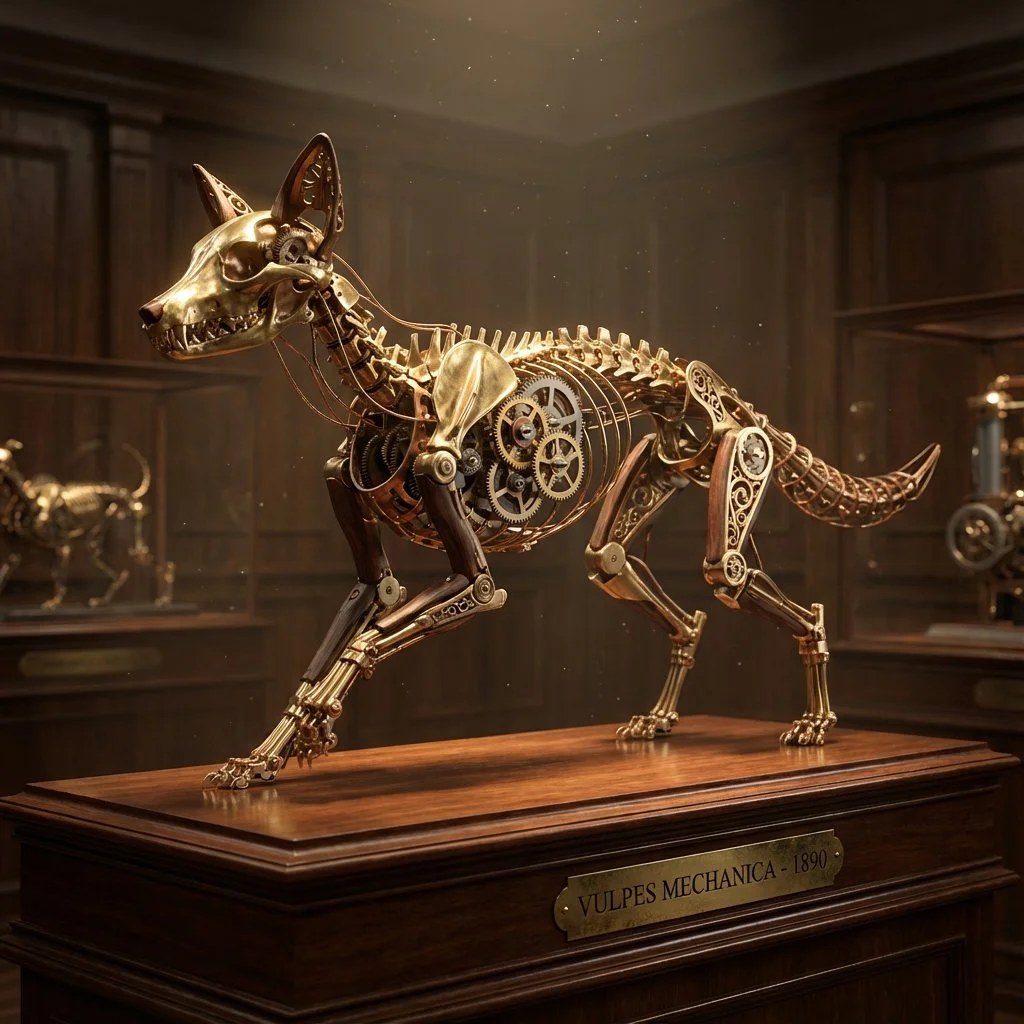 Steampunk Wild: Animal Sculptures Reimagined