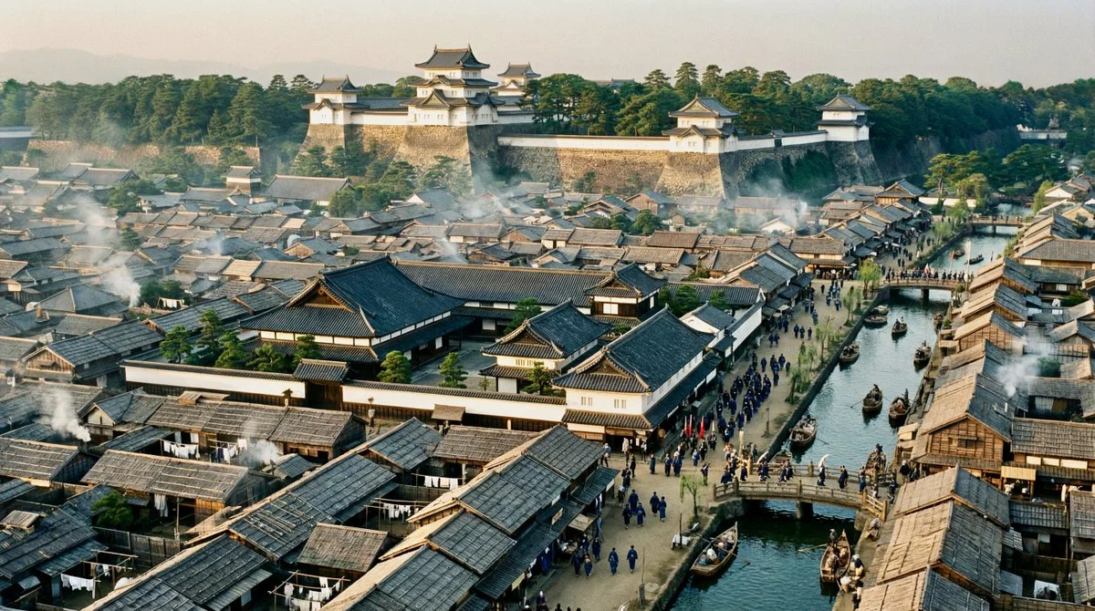 Step Back in Time: Edo Castle Town in Stunning Detail