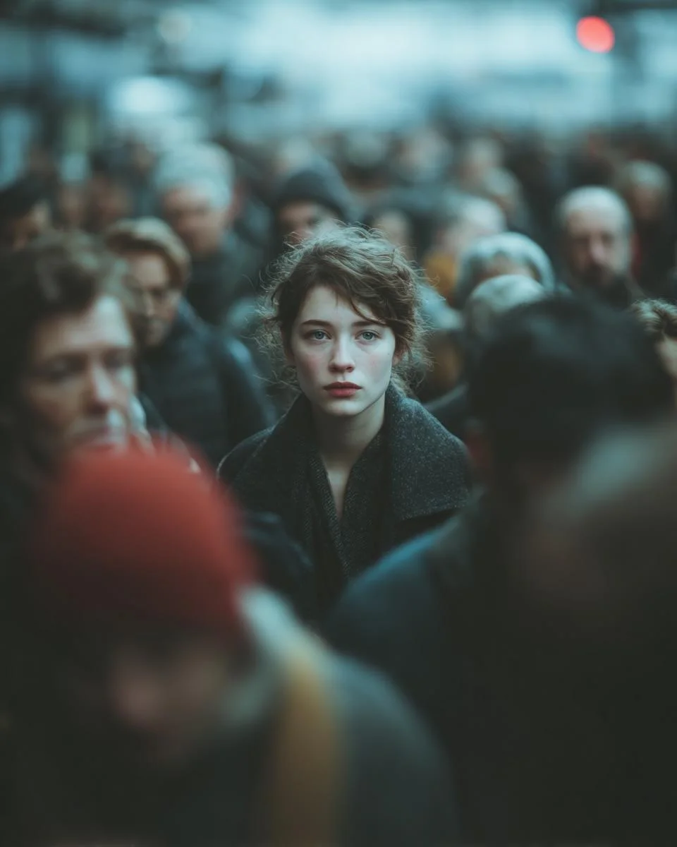 Stillness Amidst the Urban Rush