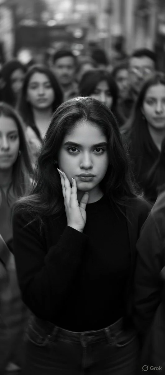 Stillness Amidst Urban Rush: Sofia's Quiet Defiance