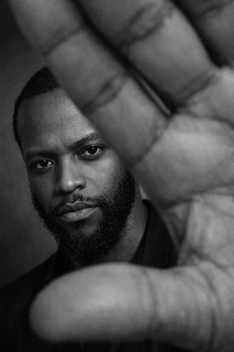 Striking Close-Up with Palm in Frame