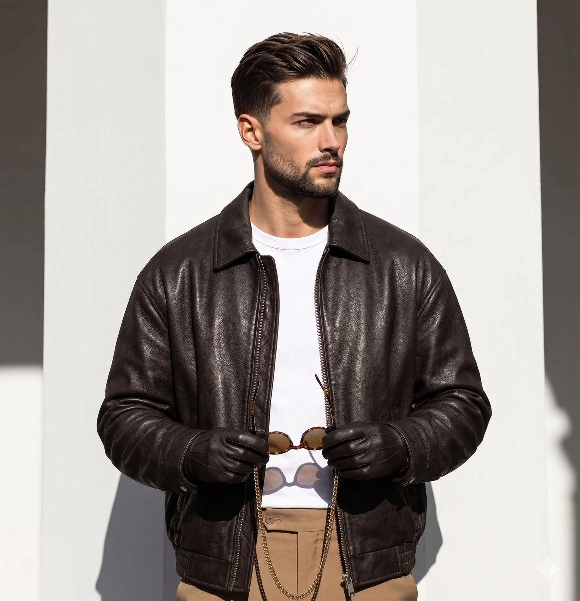 Striking Confidence in Minimalist Fashion