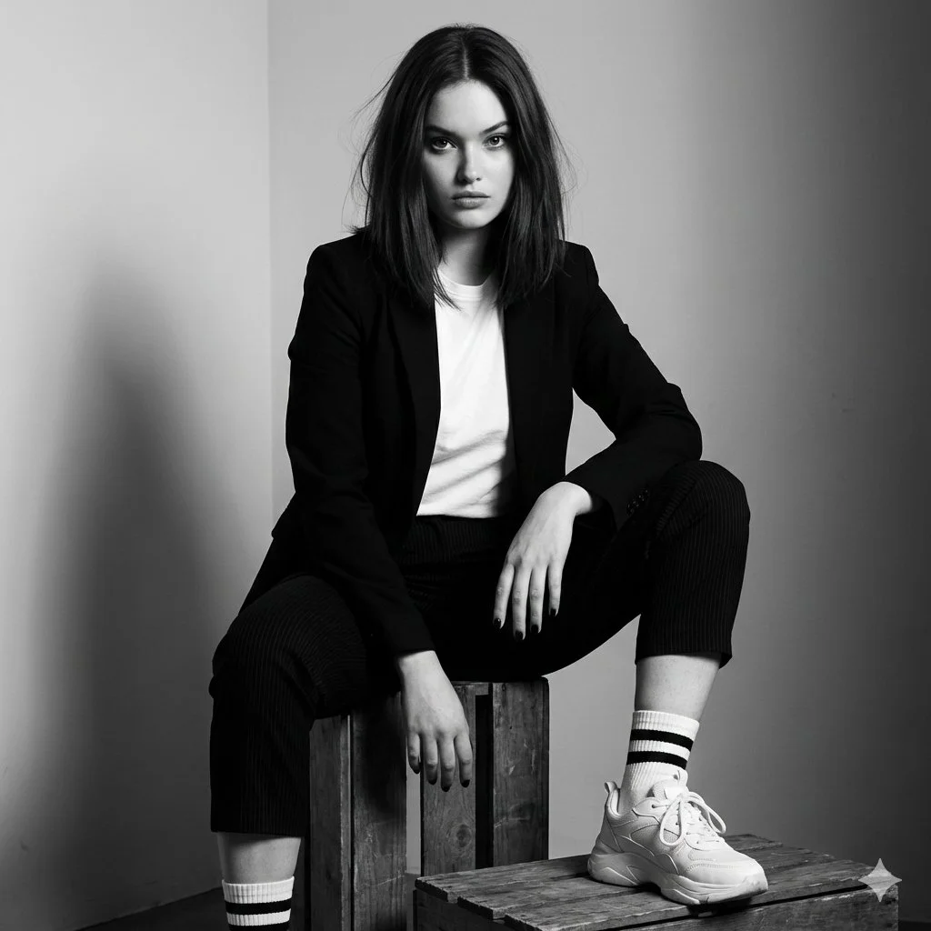 Striking Monochrome Elegance