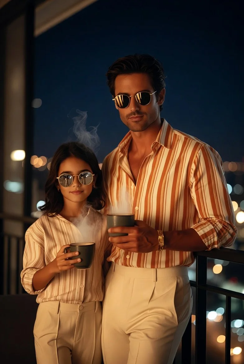 Stylish Bonds: A Father-Daughter Night Out