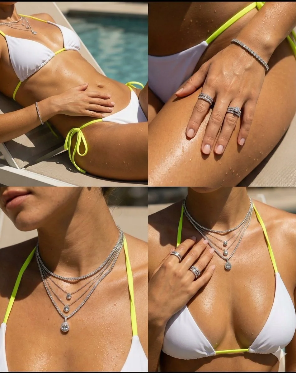 Sun-Kissed Elegance: A Luxurious Jewelry Affair