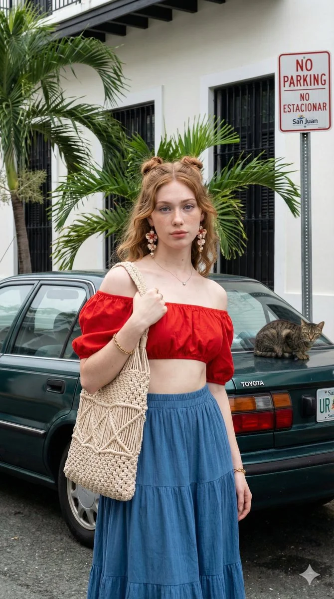 Sun-Kissed Grace in Urban Tropics