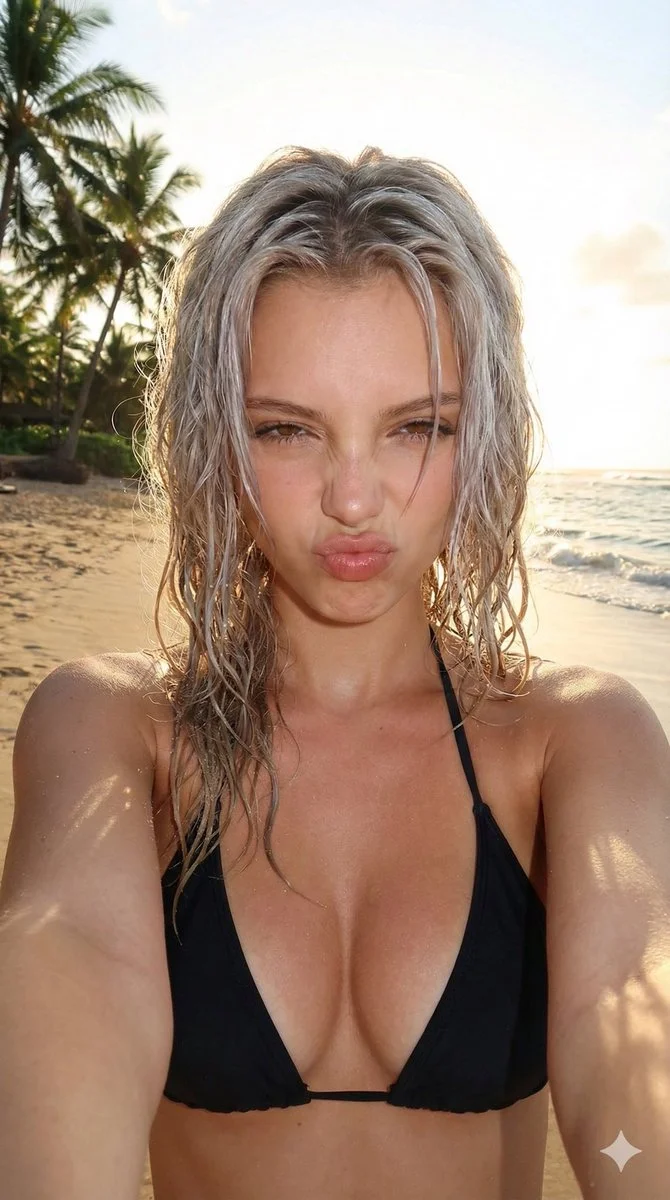 Sun-Kissed Selfie: Tropical Vibes Unleashed