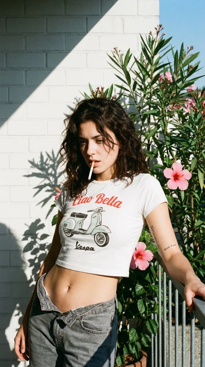 Sunlit Attitude: A Balcony Snapshot of Rebellious Youth