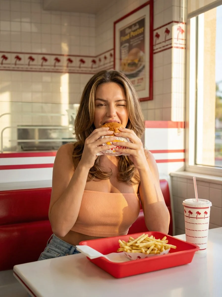 Sunlit Bites & Retro Vibes