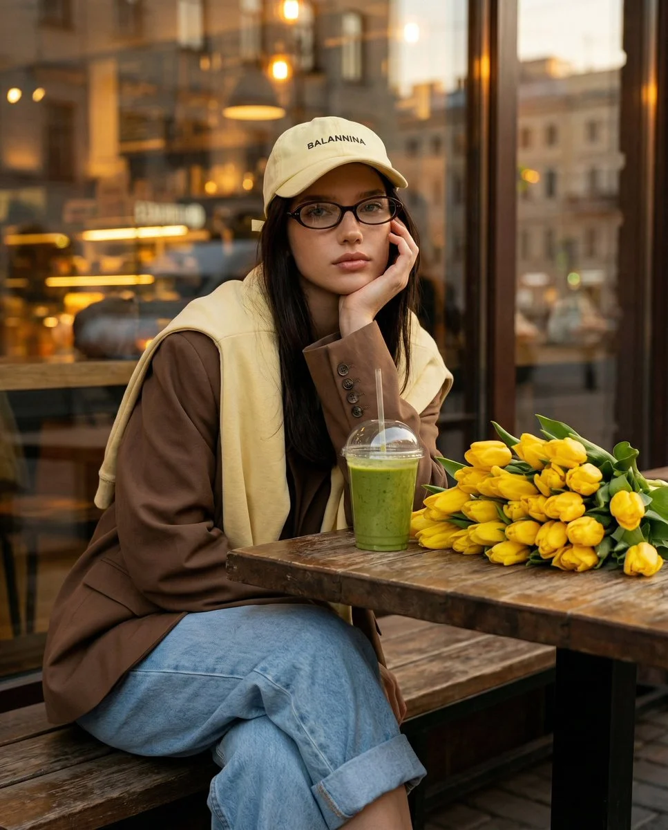 Sunlit City Cafe Chic