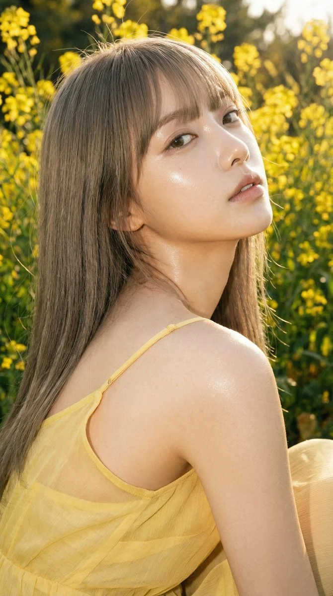 Sunlit Dreams: A Luminous Portrait