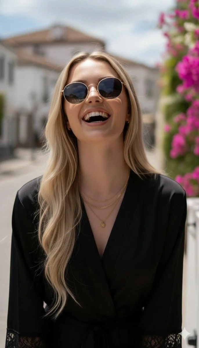 Sunlit Elegance on European Streets