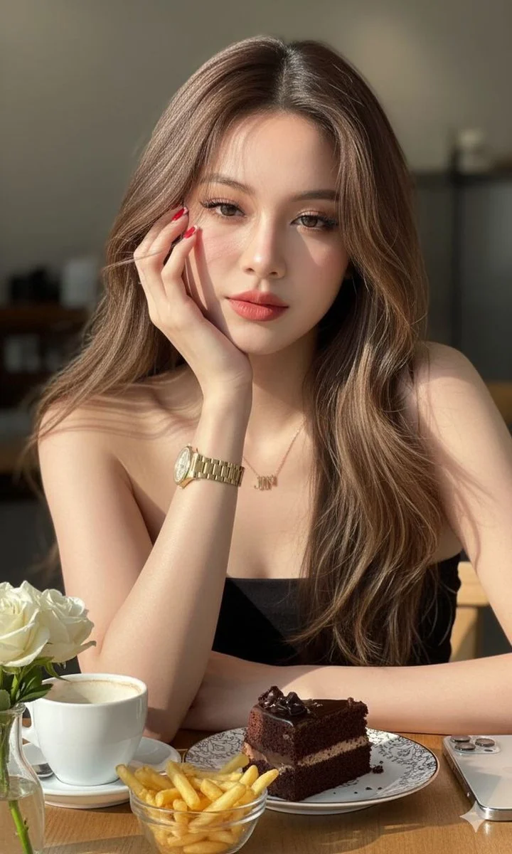 Sunlit Moments: A Cafe Daydream