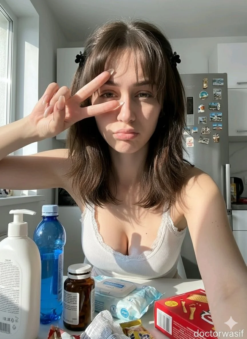 Sunlit Serenity: A Modern Selfie