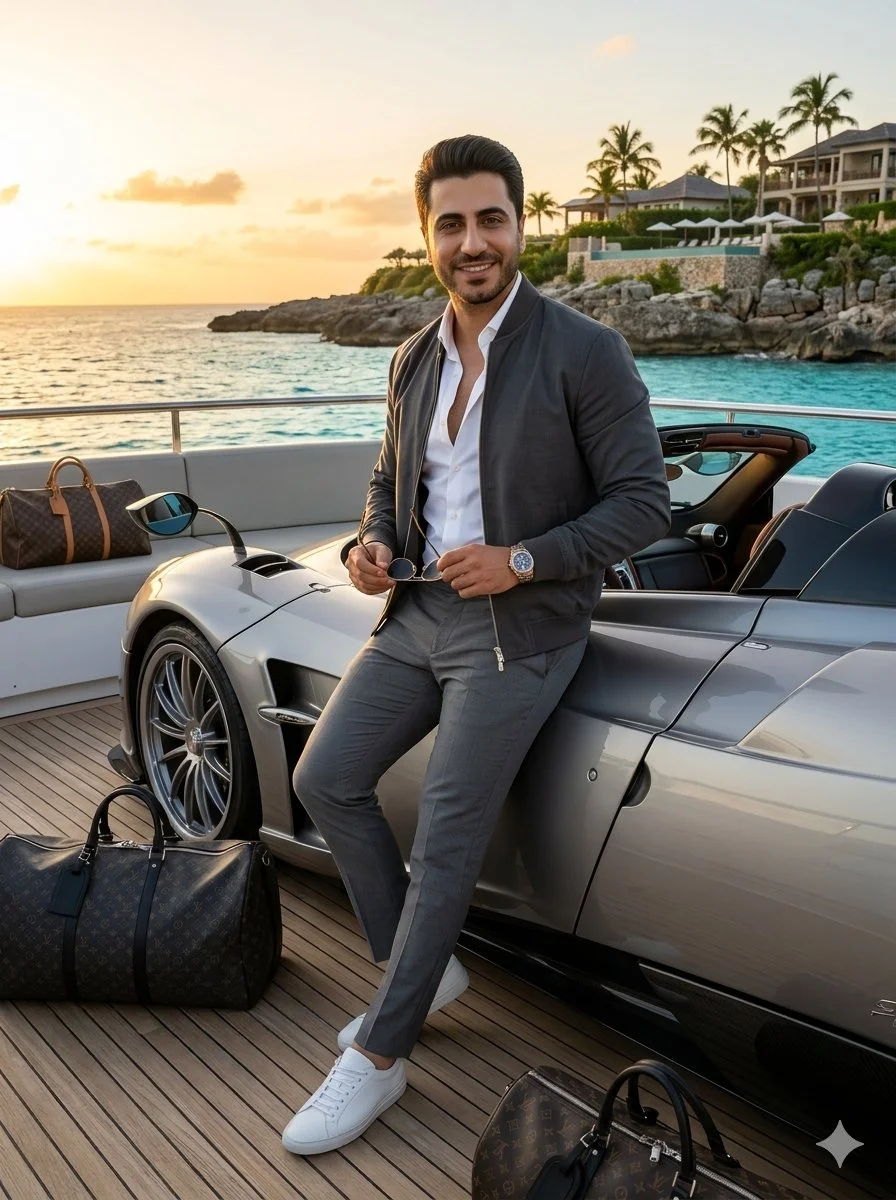 Sunset Elegance on a Superyacht